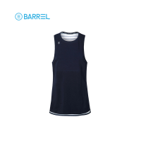 BARREL WOMEN SLIT TAIL SLEEVELESS - DARK NAVY เสื้อ เสื้อกล้าม เสื้อผ้าผู้หญิง dbn