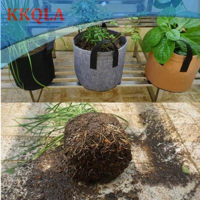QKKQLA 2 Gallon Garden Plant Grow Bags Vegetable Flower Pot Planter DIY Potato Garden Pot Plant Growing Bag Tools