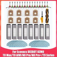 Replacement Parts for Ecovacs Deebot OZMO T9 Series T8 AIVI T8 Max N8 Pro N8 Pro+ Robot Vacuum Cleaner Accessories Kit