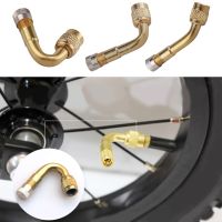 2Pcs Motorcycle Brass 45 90 135 Degree Angle Bent Valve Inflator Connector Tyre Tube Valve Extension Adapter for Truck Car Bike