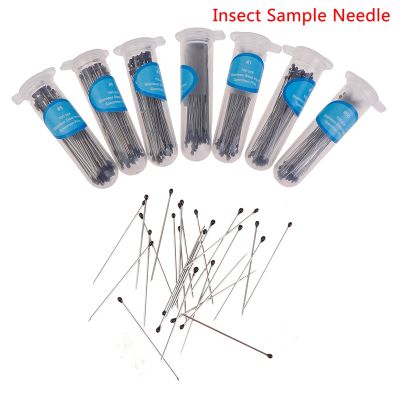 100 Pcs Insect Pins Specimen Needle Stainless Steel with Plastic Box for School Lab Entomology Body Dissection Insect Needle Colanders Food Strainers