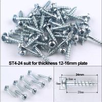 100pc/lot Self-tapping Screw galvanized Self Tapping Screws for Pocket Hole Jig Inclined hole locator