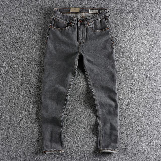 cc-khaki-vintage-grey-tannin-jeans-washed-worn-fitted-straight-cut-casual-trousers