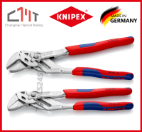 KNIPEX คีมประแจ ตัวชุบโครม ด้ามหนา (Pliers Wrench) No.86 05 250 (10 นิ้ว)