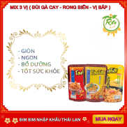 HCMcombo mix 3 vị Snack bim bim đùi gà và đùi gà Rong Biển cay cay và vị