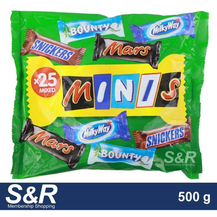 Mars Mixed Minis Bag Assorted Chocolates 500g Lazada PH