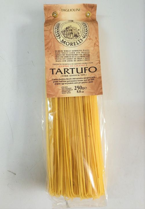 Gói 250g – TARTUFO] MÌ Ý SỢI MỎNG VỊ NẤM CỤC [Italia] MORELLI Truffle Tagliolini  Pasta (cff) 