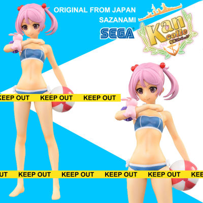 Figure ฟิกเกอร์ งานแท้ 100% Sega Kantai Collection KanColle คันไตคอลเลกชัน เรือรบ โมเอะ คังโคเระ Sazanami ซาซานามิ เรือพิฆาตซาซานามิ Swimsuit Mode ชุดว่ายน้ำ Ver Original from Japan Anime อนิเมะ การ์ตูน มังงะ คอลเลกชัน New Collection ตุ๊กตา manga โมเดล