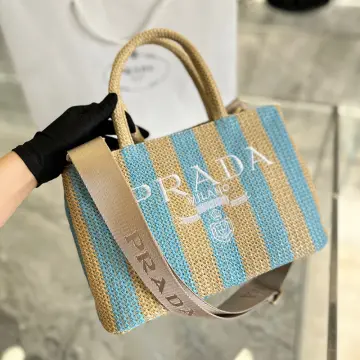 PRADA Women's Straw Exterior Bags & Handbags