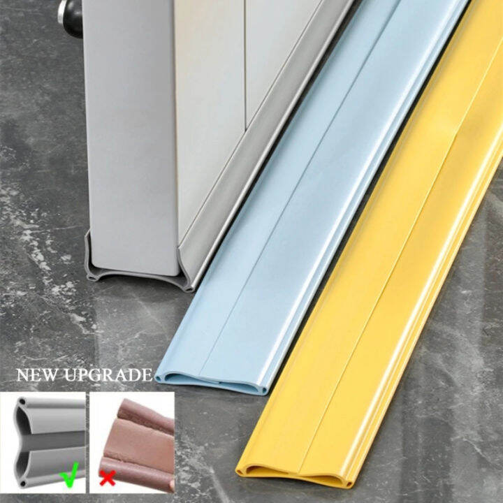 PVC Door Bottom Sealing Strip Sound Proof Wind Blocker Adjustable