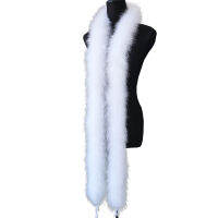 50 กรัมปุยตุรกี Marabou Feathers Boa งานแต่งงานเครื่องแต่งกายตกแต่งผ้าพันคอ/ผ้าคลุมไหล่ Boas เย็บหัตถกรรม-ea8