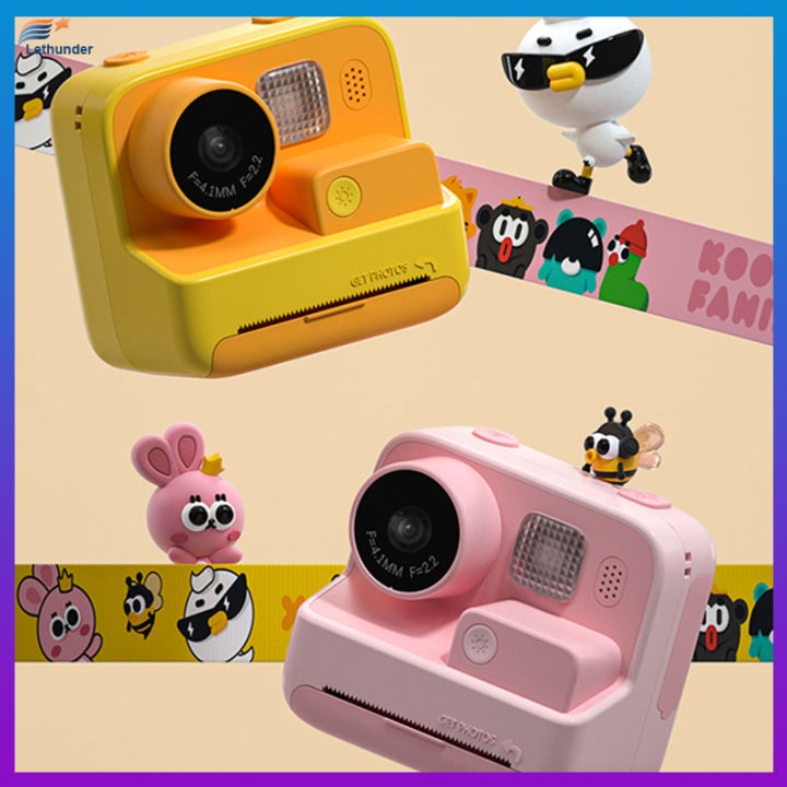 เด็กกล้องทันที-hd-1080จุดภาพวิดีโอกล้องพิมพ์ดิจิตอลเลนส์คู่-slr-การถ่ายภาพของเล่นของขวัญวันเกิด