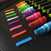 3x6mm Liquid Highlighter for Whiteboard Graffiti LED Advertising Erasable Fluorescent Marker for Chalkboard Art Supplies