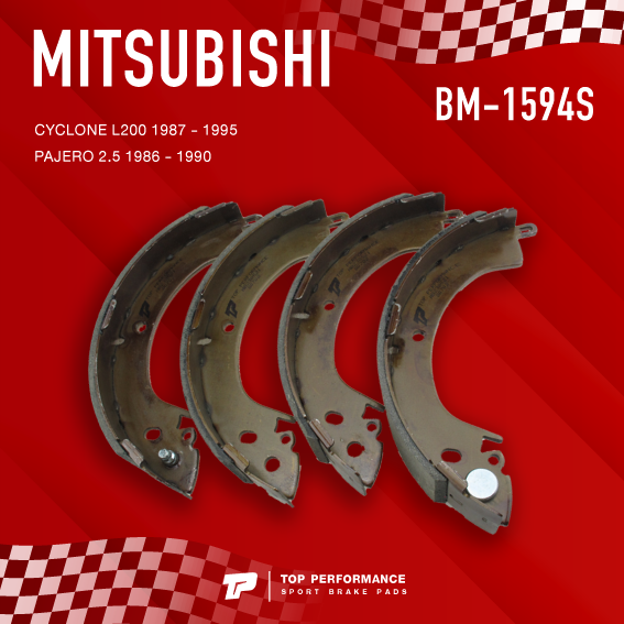 ก้ามเบรค-หลัง-mitsubishi-cyclone-l200-pajero-top-performance-japan-bm-1594-s-bm1594s-ผ้าเบรค-ปาเจโร่-ไซโคลน