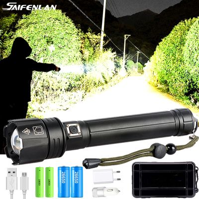 xhp90 xhp90.2 xhp70.2 Powerful USB LED Flashlight Torch Hand lamp 26650 18650 Rechargeable Tactical Flashlight