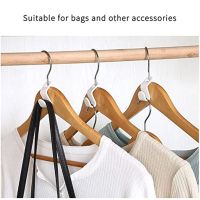 ไม้แขวนเสื้อ Connector Hooks Space Saving Hanger Extender Closet Organizer For Shirt Hangers Wooden Hanger (60 Pack)