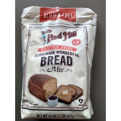 🍀For you🍀 Bobs Red Mill  Homemade Wonerful Bread Mix แป้ง ทำขนม ปัง ไม่มี กลูเตน บ๊อบส เรด มิลล์  453 กรัม