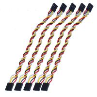 Free shipping! 10pcs / lot  Keyestudio 4pin F-F Dupont Line/ Dupont Cable 2.54  Long20cm Wires Leads Adapters