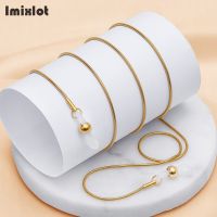 Imixlot Stainless Steel String Eyeglasses Reading Glasses Chain Metal Cords Sunglasses Spectacles Holders Optical Frames Rope Eyewear case