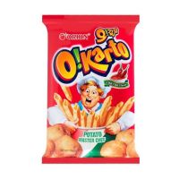 orion o karto potato chilli flavor ขนมมันฝรั่งแท่งทอดกรอบรสเผ็ด