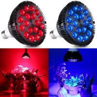 54W LED Aquarium Light Clip Lamp Fish Grow White Blue UV Color Lighting EU Plug for Marine Coral Reef Saltwater Turtle Habitat