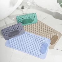 【cw】 Bathroom Bathtub Non-slip Mat Home Waterproof Floor Shower Massage Suction Cup Carpet 40x70cm