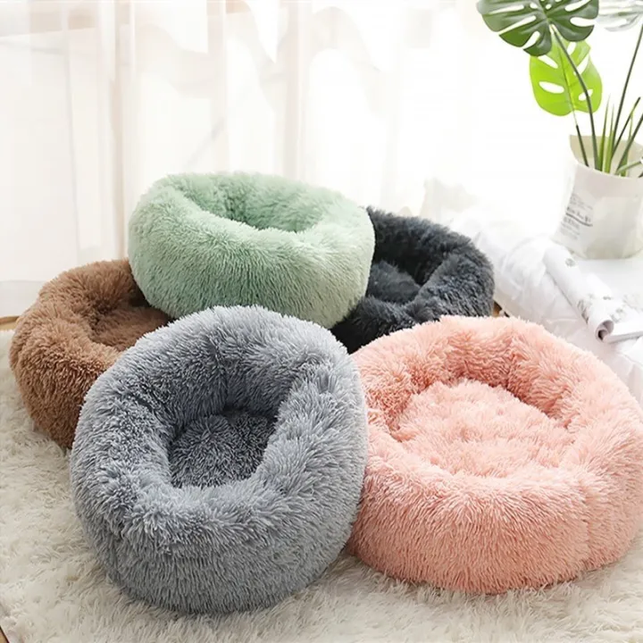 Pet Calming Bed Dog Bed Cat Bed Pet Plush Bed Lazada PH