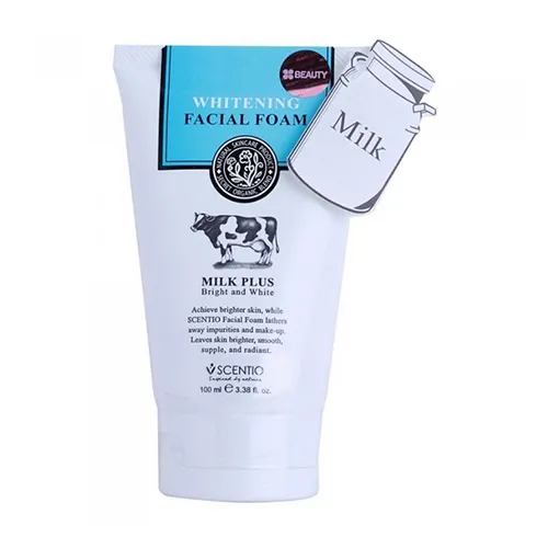 Sữa Rửa Mặt Beauty Buffet Scentio Milk Plus Whitening Facial Foam Dưỡng Trắng Da