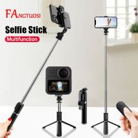 【หรูหรา】 FANGTUOSI Bluetooth Selfie Stick Tripod Mini 4 In 1 Selfie Stick 360 ° Rotation Stand For SmartPhones For Gopro Action Camera