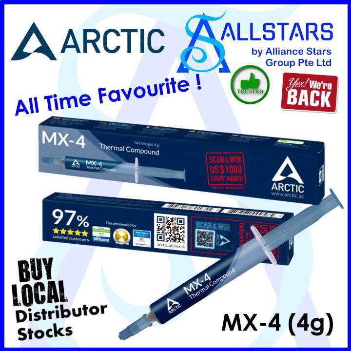 (ALLSTARS We are Back / DIY PROMO) ARCTIC MX4 / ARCTIC MX4 Thermal Compound 2019 Edition