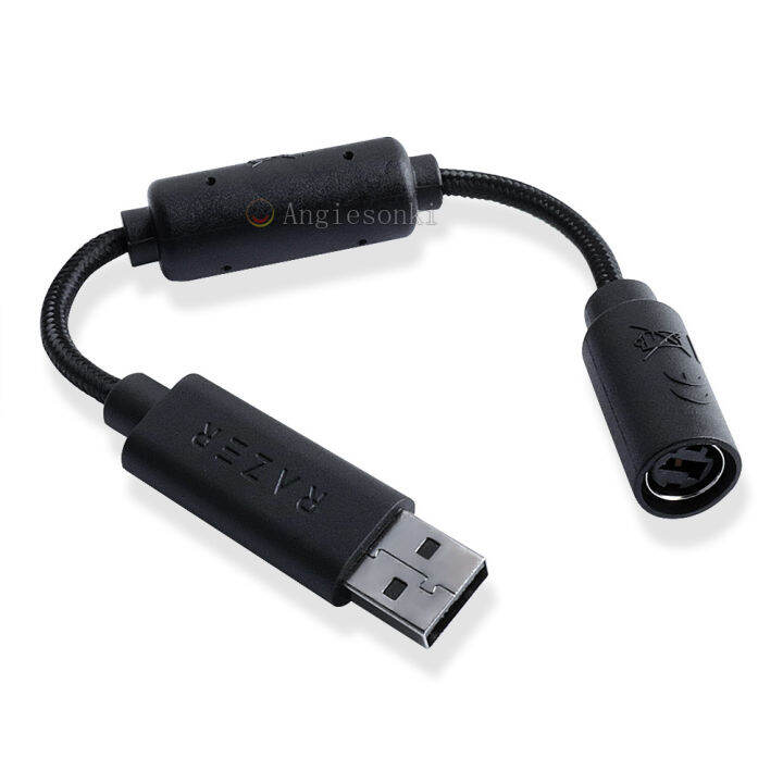 Usb Breakaway Dongle Cable Cord Adapter สำหรับ Razer Xbox 360 Pc Wired Controller Th