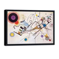 Wassily Kandinsky ศิลปะบนผืนผ้าใบสำหรับติดกำแพงภาพวาดตกแต่งผนัง Wiii พิมพ์ภาพแอบสแตรกภาพวาดที่มีชื่อเสียงผ้าใบพิมพ์สำหรับห้องนั่งเล่นตกแต่งผนังการตกแต่งบ้าน