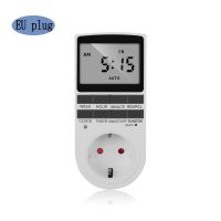Digital Timer Switch Kitchen Timer Outlet 230V 50HZ 7 Day 12/24 Hour Useful Timing Socket EU Plug