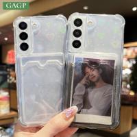 【Great. Cell phone case】Samsung หัวใจเคสมือถือซิลิโคน A53การไล่ระดับแสงออโรร่า-แอมป์เคสมือถือ; ครอบคลุม Aliexpress