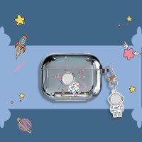 READY STOCK! Cute Cartoon Silver Astronaut &amp; Kulome for P3 TWS Soft Earphone Case Cover