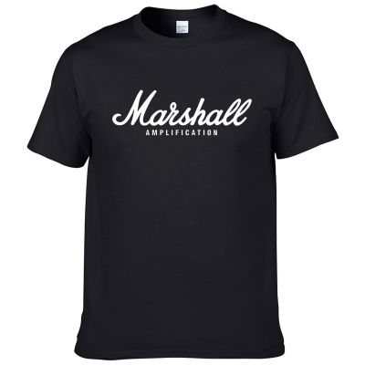 HOT Hot Sale Summer 100% Cotton Marshall T Shirt Men Women Short Sleeves Cool Tee Hip Hop Streetwear T-shirt Tops #220