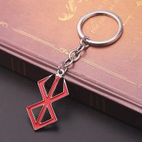 Japan PS4 Game Berserk Keychains Sword Wind Legends Warrior Sword The Mad Warrior Of Norse Viking Mythology Men Keyring Key Chains