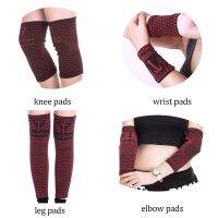 8Pcs Tourmaline Magnetic Therapy Wrist Belt Leg Ankle Support Kneepad Elbow Set Pain Relief