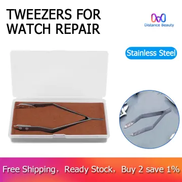 Stainless Steel 7825 V Type Watch Spring Bar Tweezers for Watch Repair