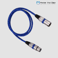 【Clearance Sale】XLR 1-20M สายไมโครโฟน 3 พินบาลานซ์สายไมค์นำเสียงปลั๊กตัวผู้กับตัวเมีย