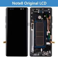 หน้าจอสัมผัส LCD  พร้อมกรอบ สําหรับ Samsung Galaxy Note8 N950F N950U Note 8 พร้อมชุดไขควงกาว