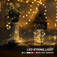 2M 5M 10M LED StringไฟLED Fairyไฟแบตเตอรี่ต้นคริสต์มาสGarlandวันหยุดงานแต่งงานปาร์ตี้ตกแต่งปีใหม่