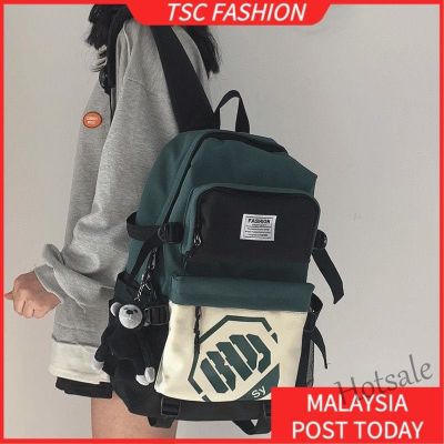 【hot sale】☁✉♘ C16 TSCfashion Female Middle School Student Schoolbag College Student Japanese Ins Travel Sports Backpack Mens Large Capacity Backpack