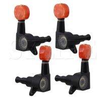 2L+2R Red Black Machine Head Zinc Alloy UKULELE Tuning Pegs