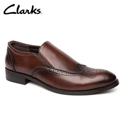 Clarks_ รองเท้าคัทชูผู้ชาย BANBURY SLIP 26148149 สีน้ำตาล
