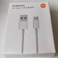 Xiaomi เดิม6A สายข้อมูล120W สายชาร์จรองรับ67w55wType-C การชาร์จอินเตอร์เฟซจุดทศนิยมแสดงผล