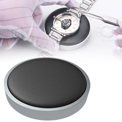 Watch Jewelry Movement Casing Cushion Pad Leather Protecting Holder Professional Watch Repair Tool Accessory for Watchmaker Furniture Protectors Repla