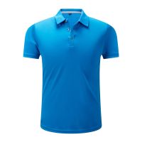 Golf Polos Shirts Men Short Sleeve Training T-shirt Men Fitness Summer Quick Dry Badminton Running Soccer Jerseys GYM T Shirts