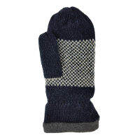 Bruceriver Mens Snowflake Knit Mittens with Warm Thinsulate Fleece Lining