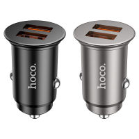 Hoco NZ1 ที่ชาร์จในรถยนต์ USB 2 ช่อง หัวชาร์จเดี่ยว QC3.0 ชุดชาร์จ Micro USB / Type-C